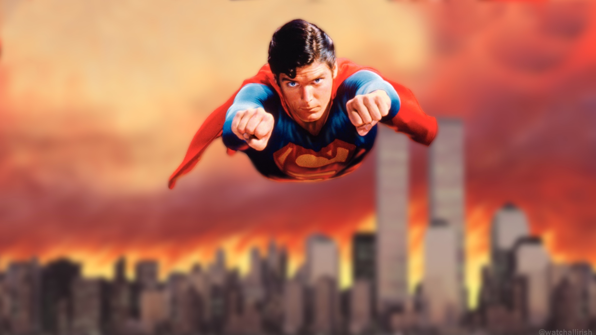 Superman speed up. Супермен 2. Супермен 1978 полет Супермена. Супергерой фон. Супермен в полете.